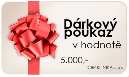 Dárkový pokaz v hodnotě 5.000,-