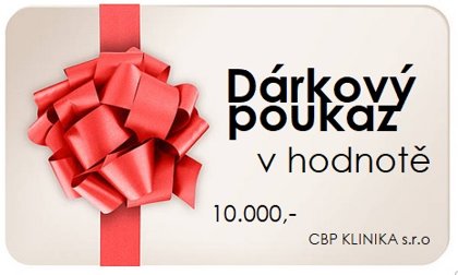 Dárkový poukaz v hodnotě 10.000,-